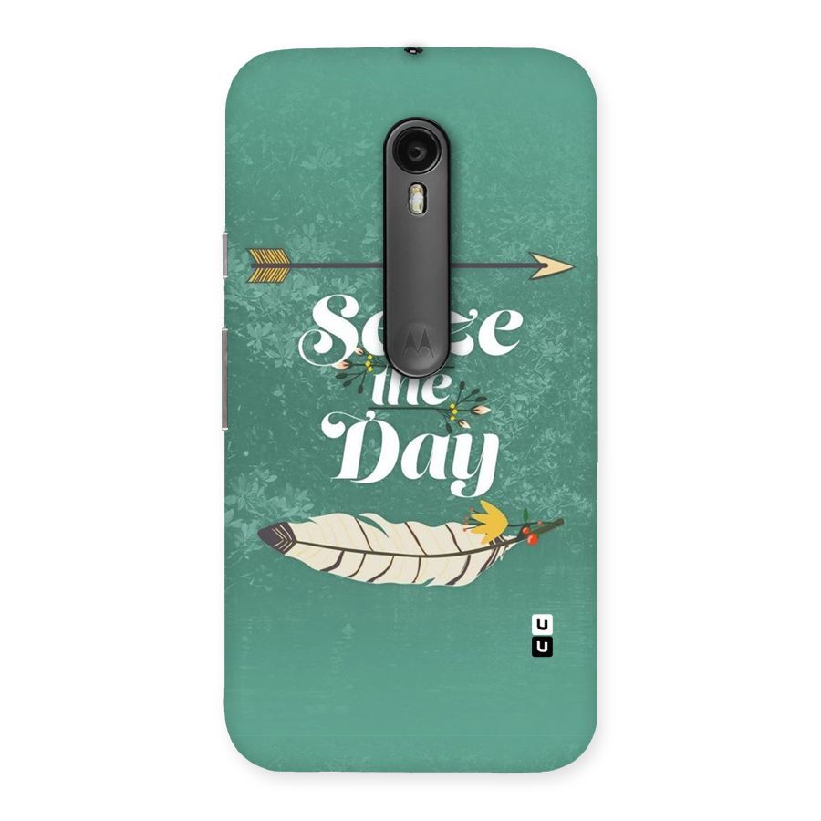 Feather Seize Back Case for Moto G Turbo