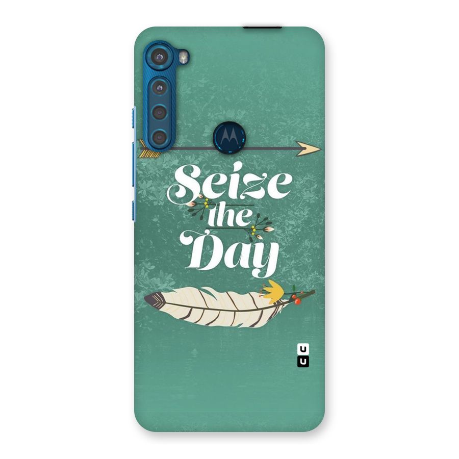 Feather Seize Back Case for Motorola One Fusion Plus