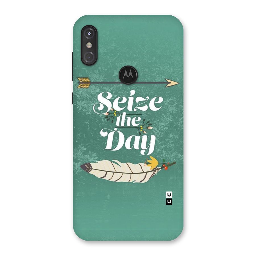 Feather Seize Back Case for Motorola One Power