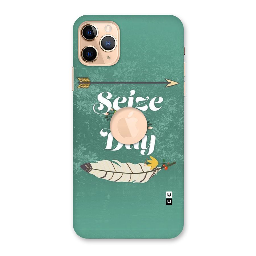 Feather Seize Back Case for iPhone 11 Pro Max Logo Cut