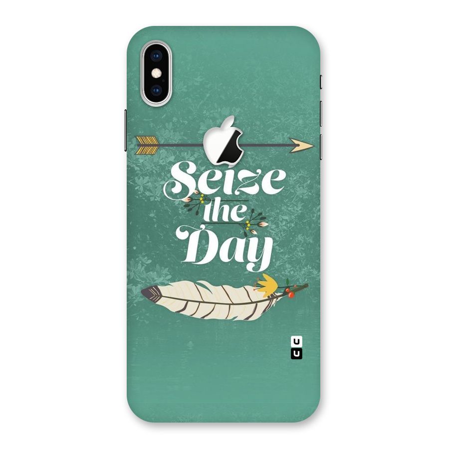 Feather Seize Back Case for iPhone XS Max Apple Cut