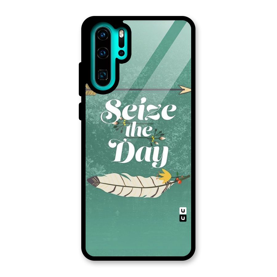 Feather Seize Glass Back Case for Huawei P30 Pro