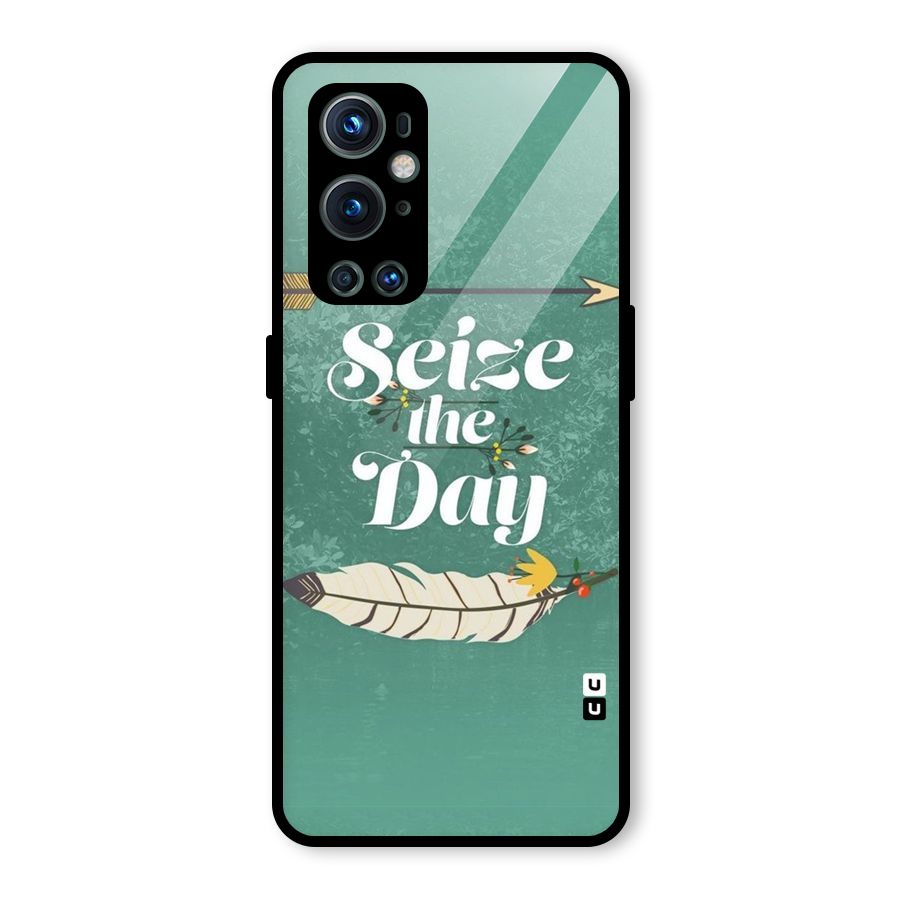 Feather Seize Glass Back Case for OnePlus 9 Pro