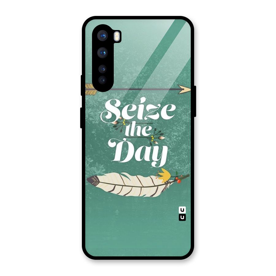 Feather Seize Glass Back Case for OnePlus Nord