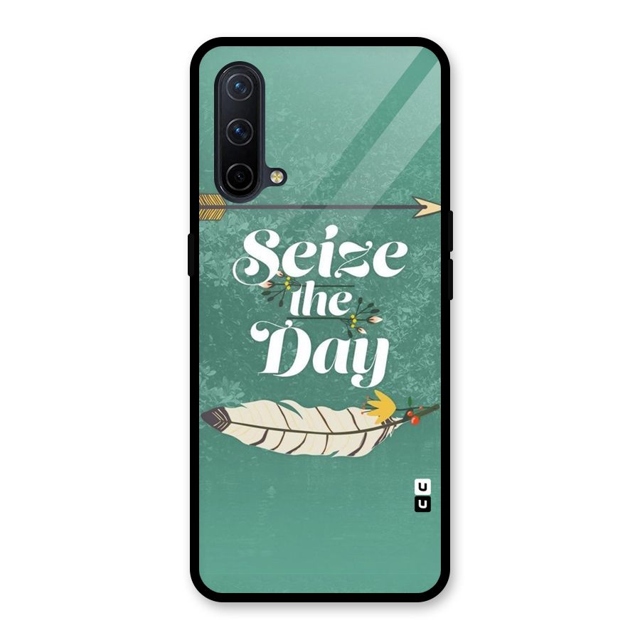 Feather Seize Glass Back Case for OnePlus Nord CE 5G