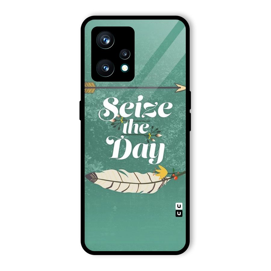 Feather Seize Glass Back Case for Realme 9 Pro Plus 5G