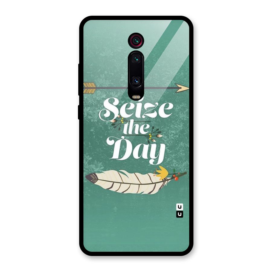 Feather Seize Glass Back Case for Redmi K20 Pro