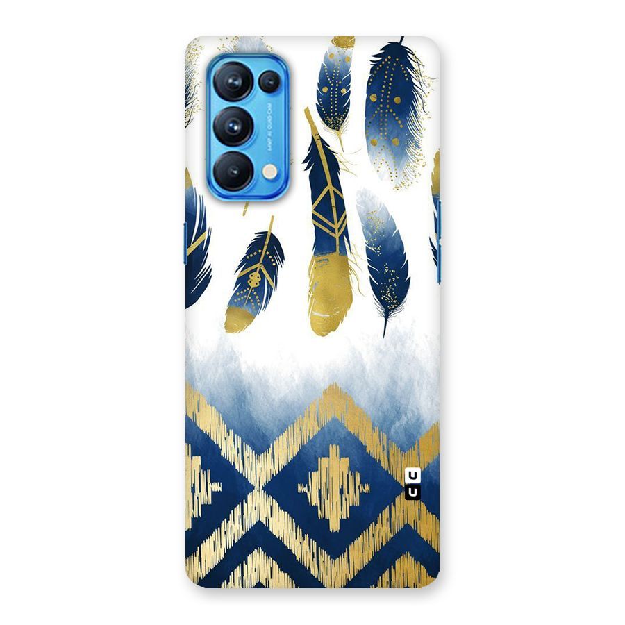 Feathers Beauty Back Case for Oppo Reno5 Pro 5G