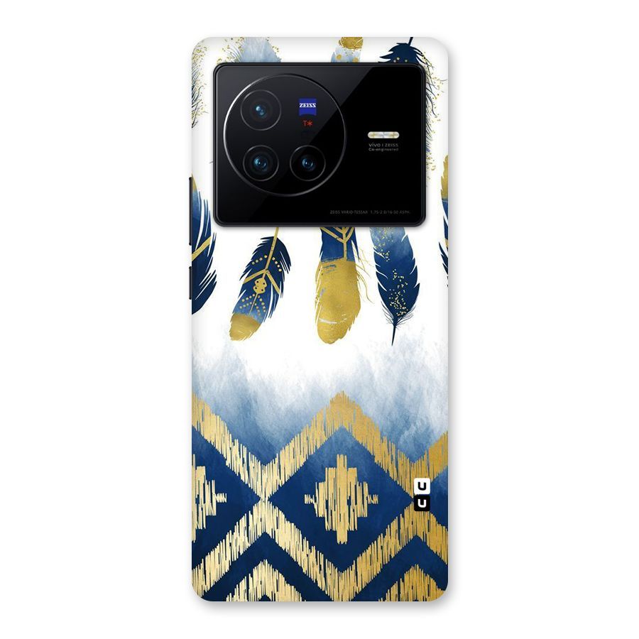 Feathers Beauty Back Case for Vivo X80