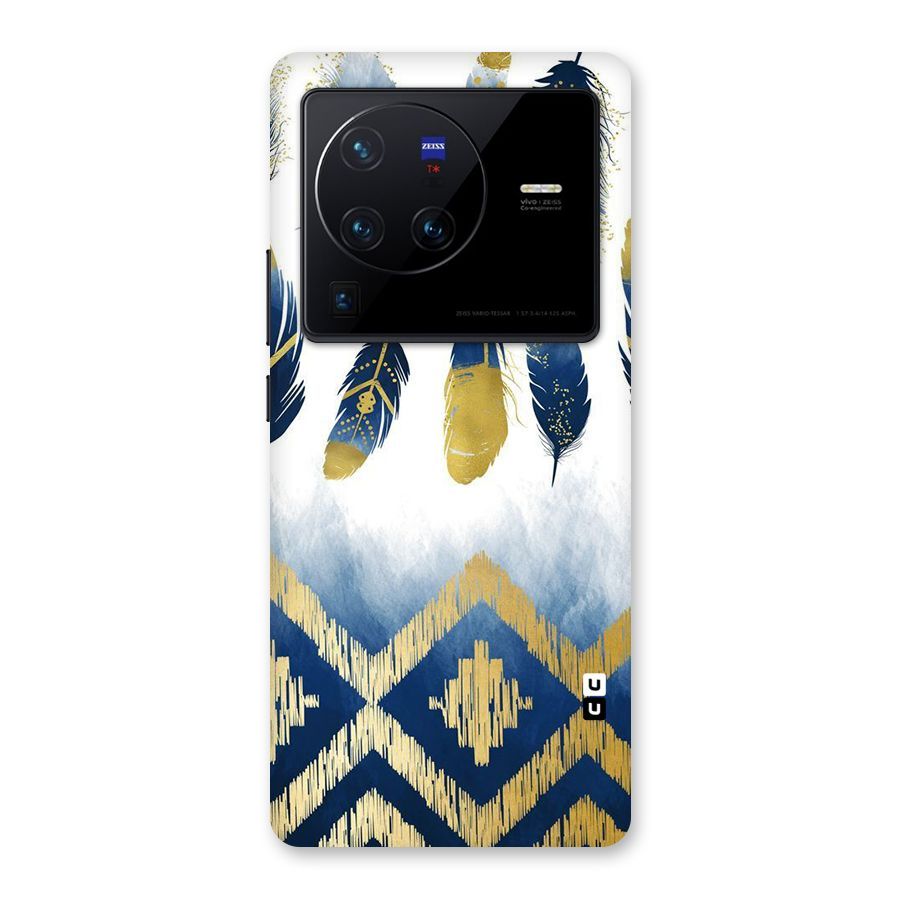 Feathers Beauty Back Case for Vivo X80 Pro
