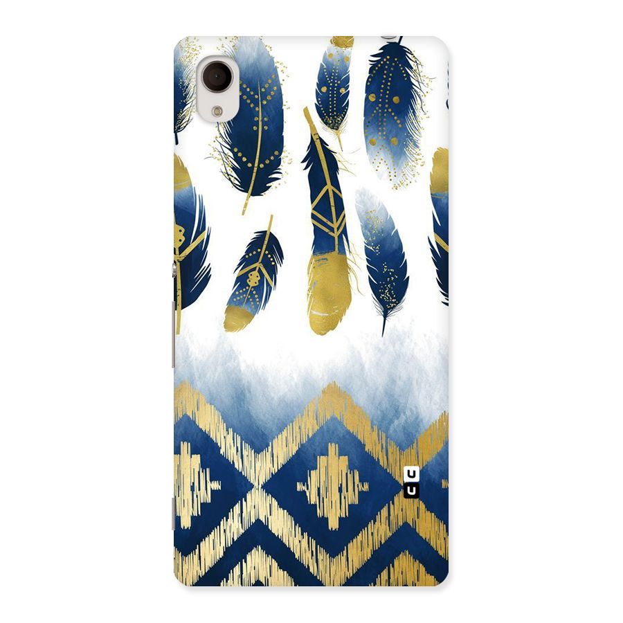 Feathers Beauty Back Case for Xperia M4 Aqua