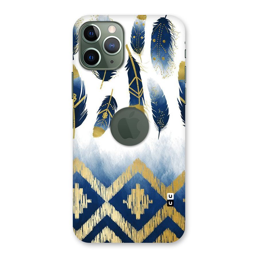 Feathers Beauty Back Case for iPhone 11 Pro Logo  Cut