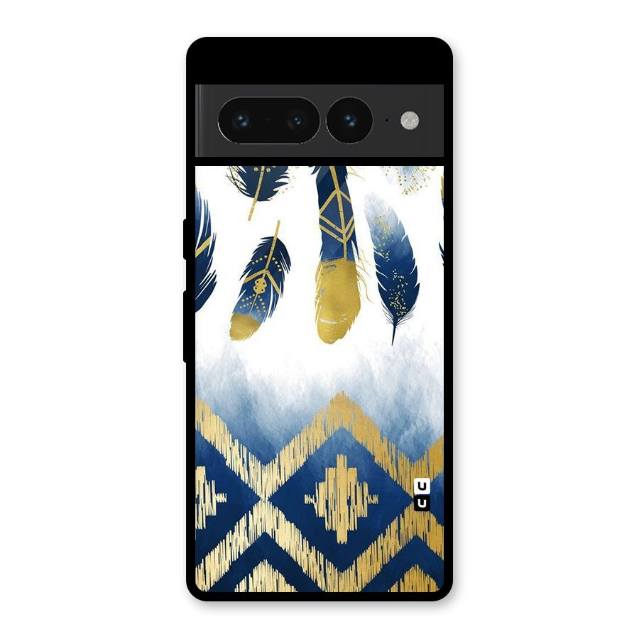 Feathers Beauty Glass Back Case for Google Pixel 7 Pro