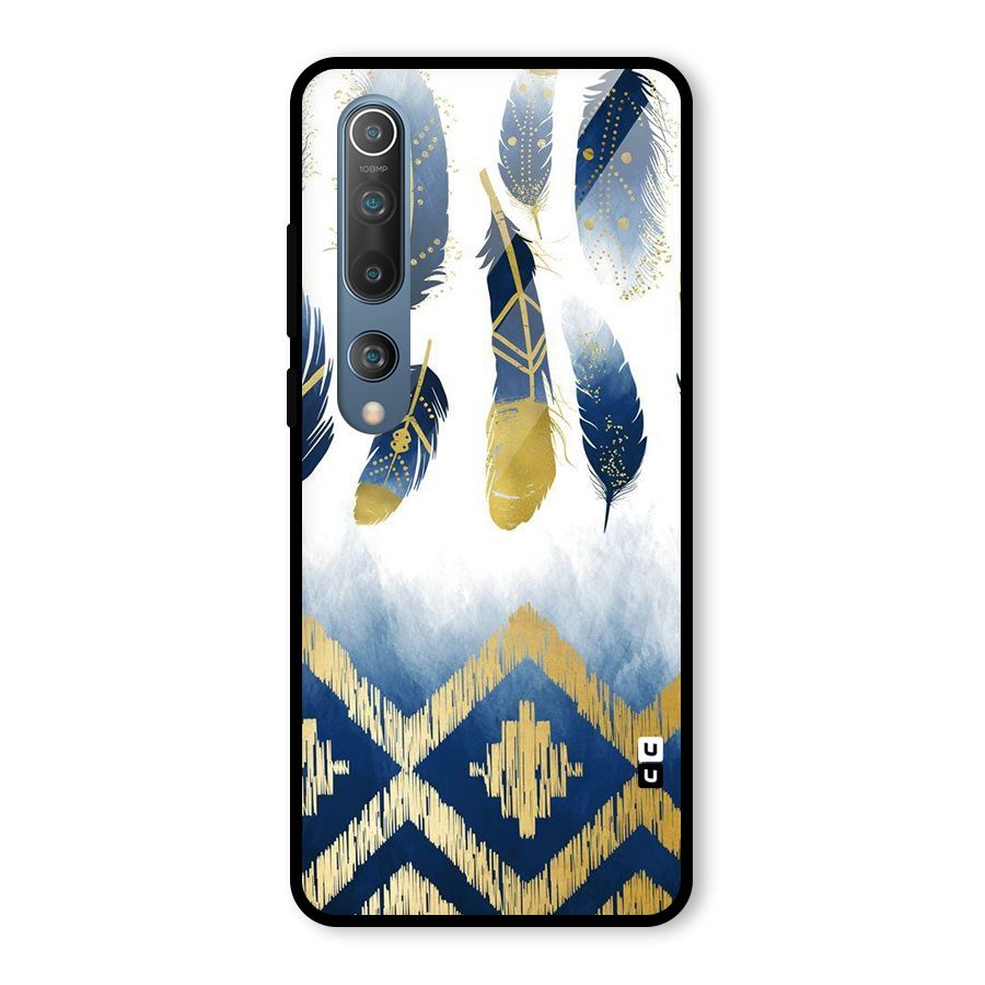 Feathers Beauty Glass Back Case for Mi 10