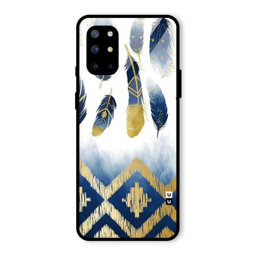 Feathers Beauty Glass Back Case for OnePlus 8T
