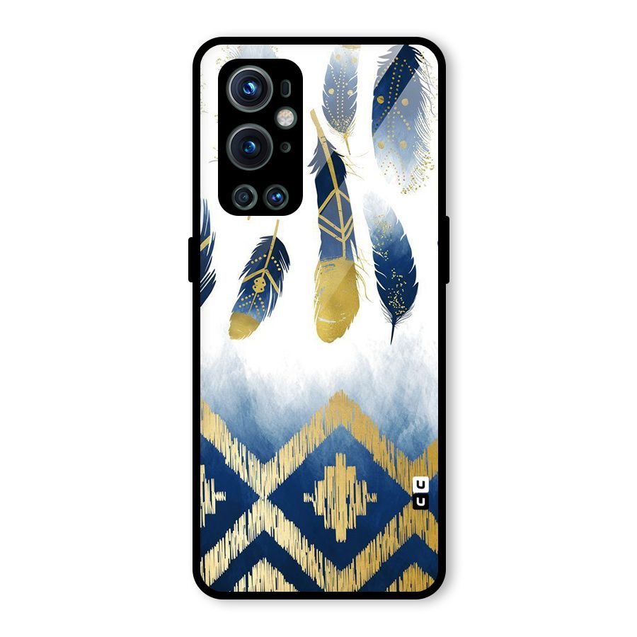 Feathers Beauty Glass Back Case for OnePlus 9 Pro