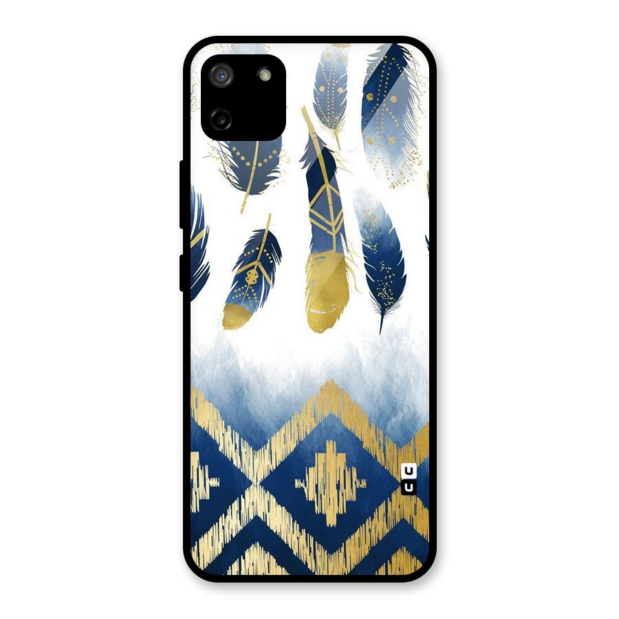 Feathers Beauty Glass Back Case for Realme C11