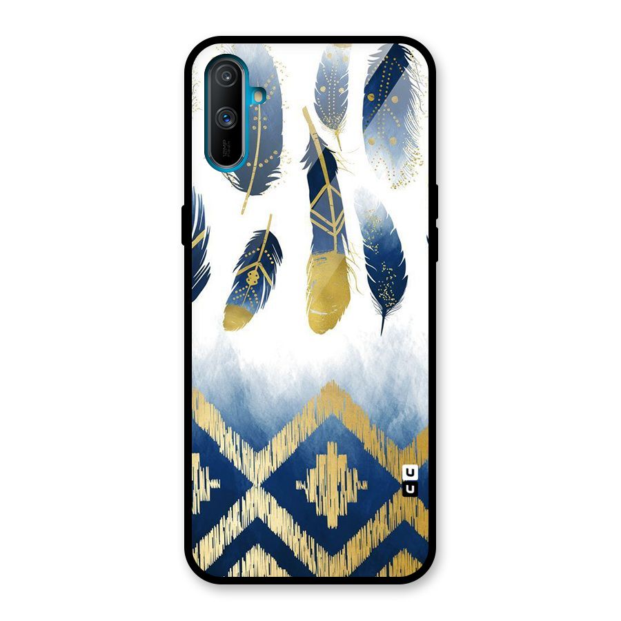 Feathers Beauty Glass Back Case for Realme C3