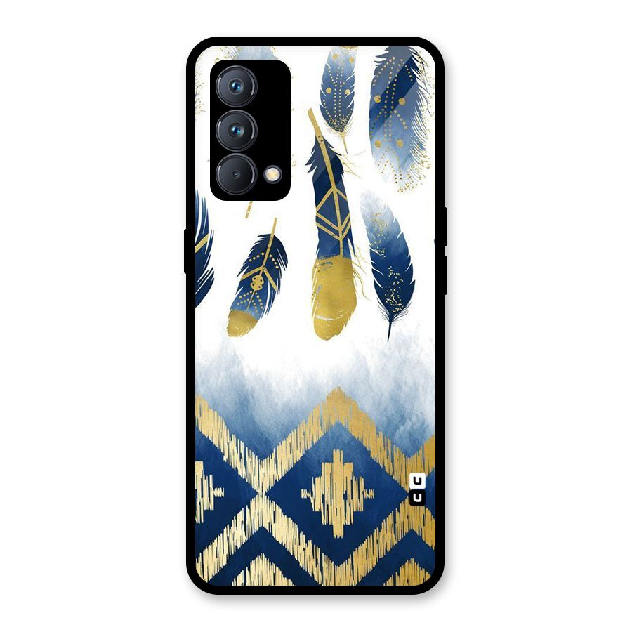 Feathers Beauty Glass Back Case for Realme GT Master Edition