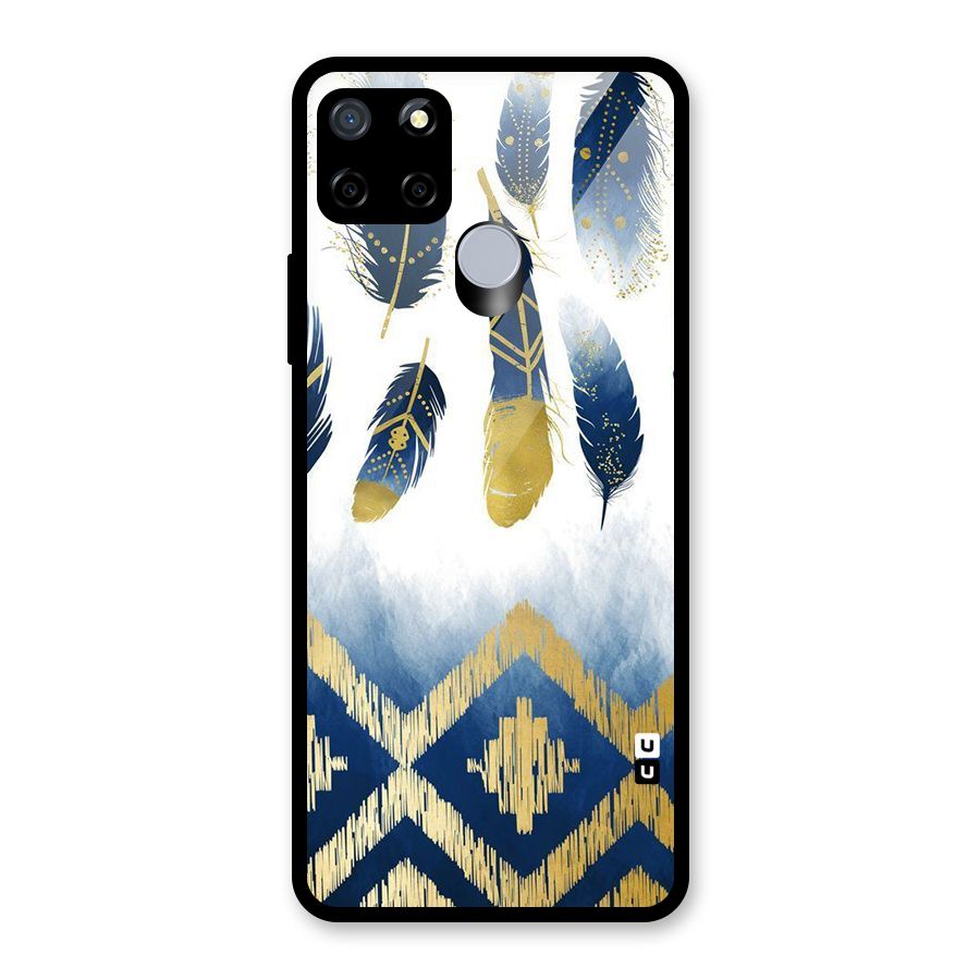 Feathers Beauty Glass Back Case for Realme Narzo 20