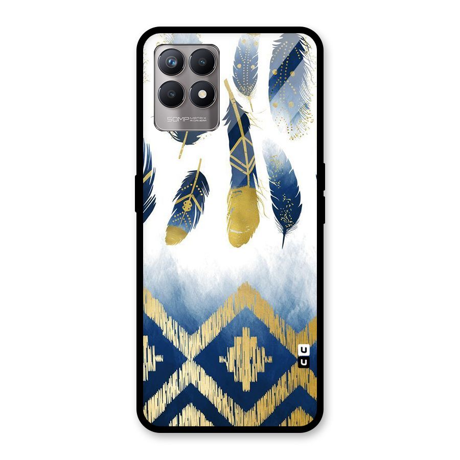 Feathers Beauty Glass Back Case for Realme Narzo 50