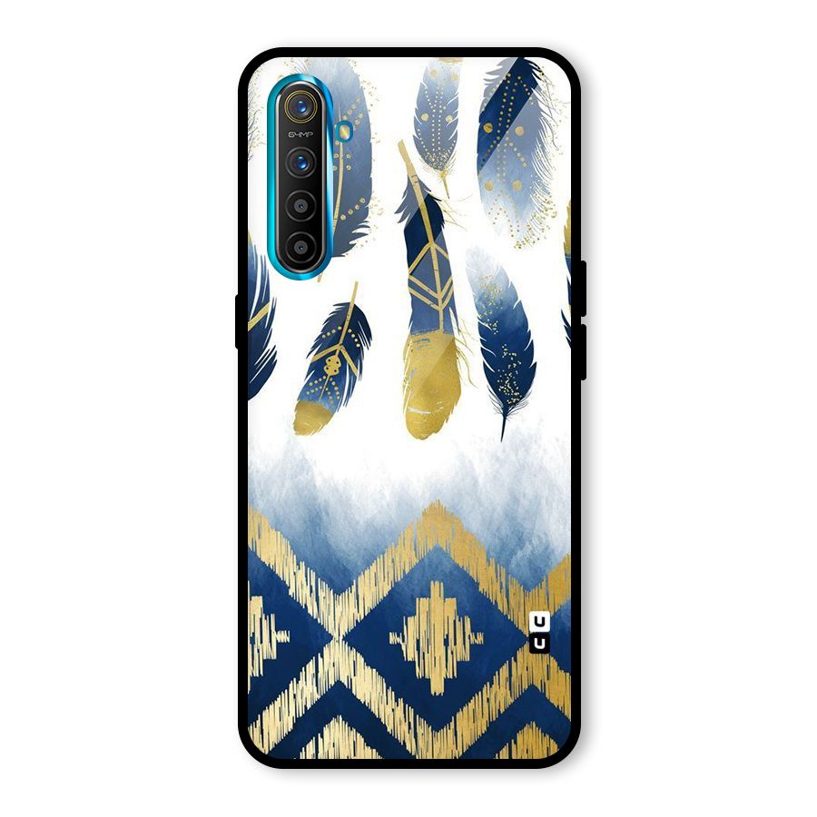 Feathers Beauty Glass Back Case for Realme X2