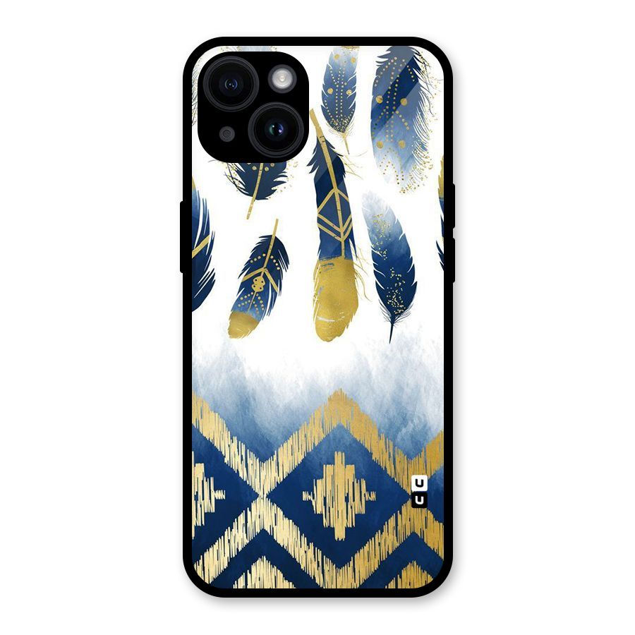 Feathers Beauty Glass Back Case for iPhone 14