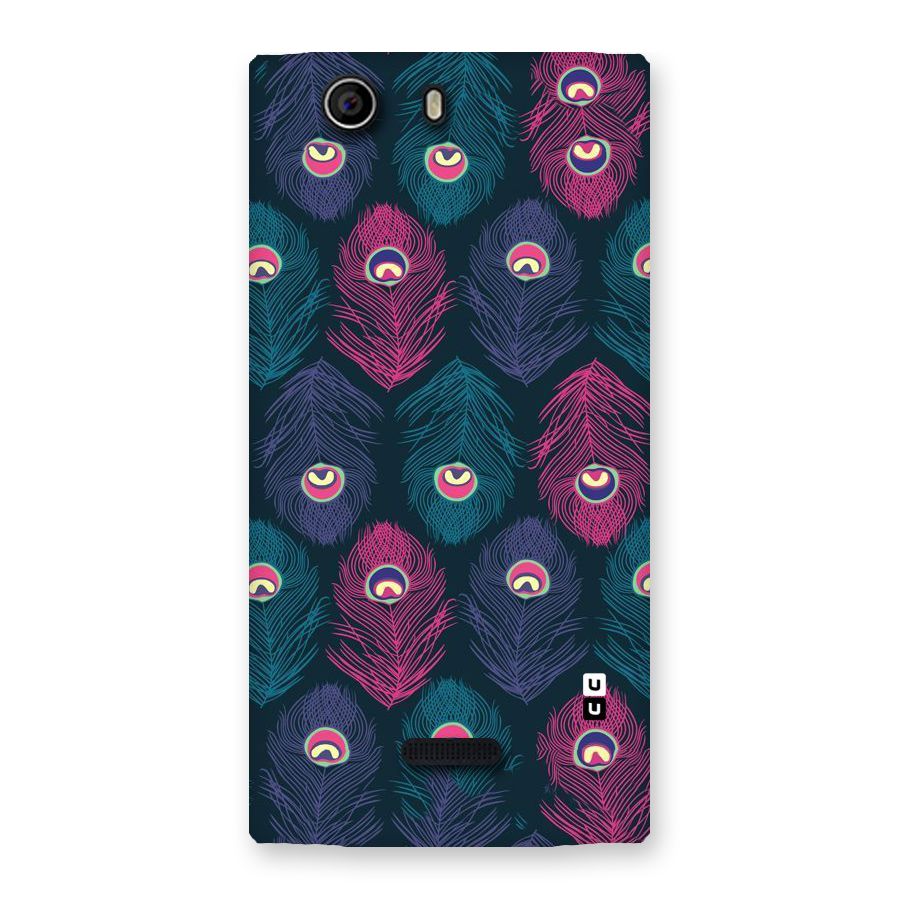 Feathers Patterns Back Case for Canvas Nitro 2 E311