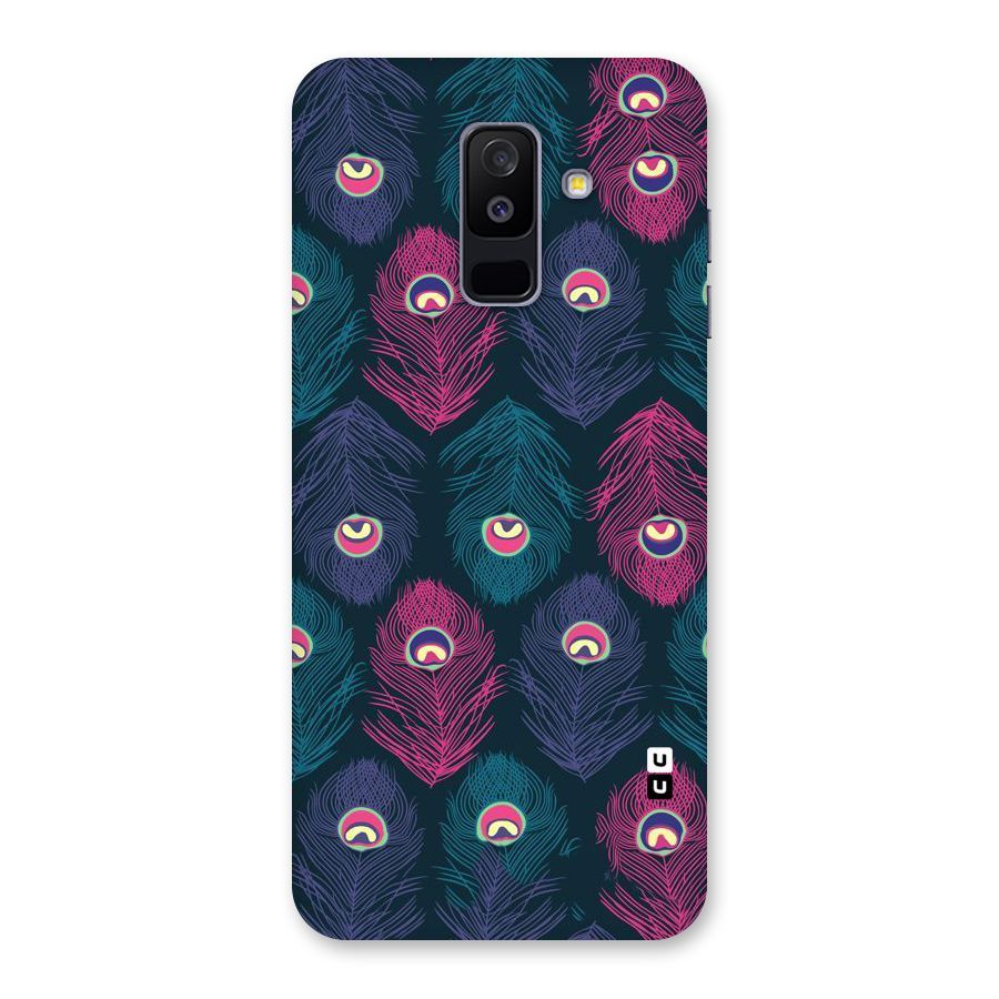 Feathers Patterns Back Case for Galaxy A6 Plus