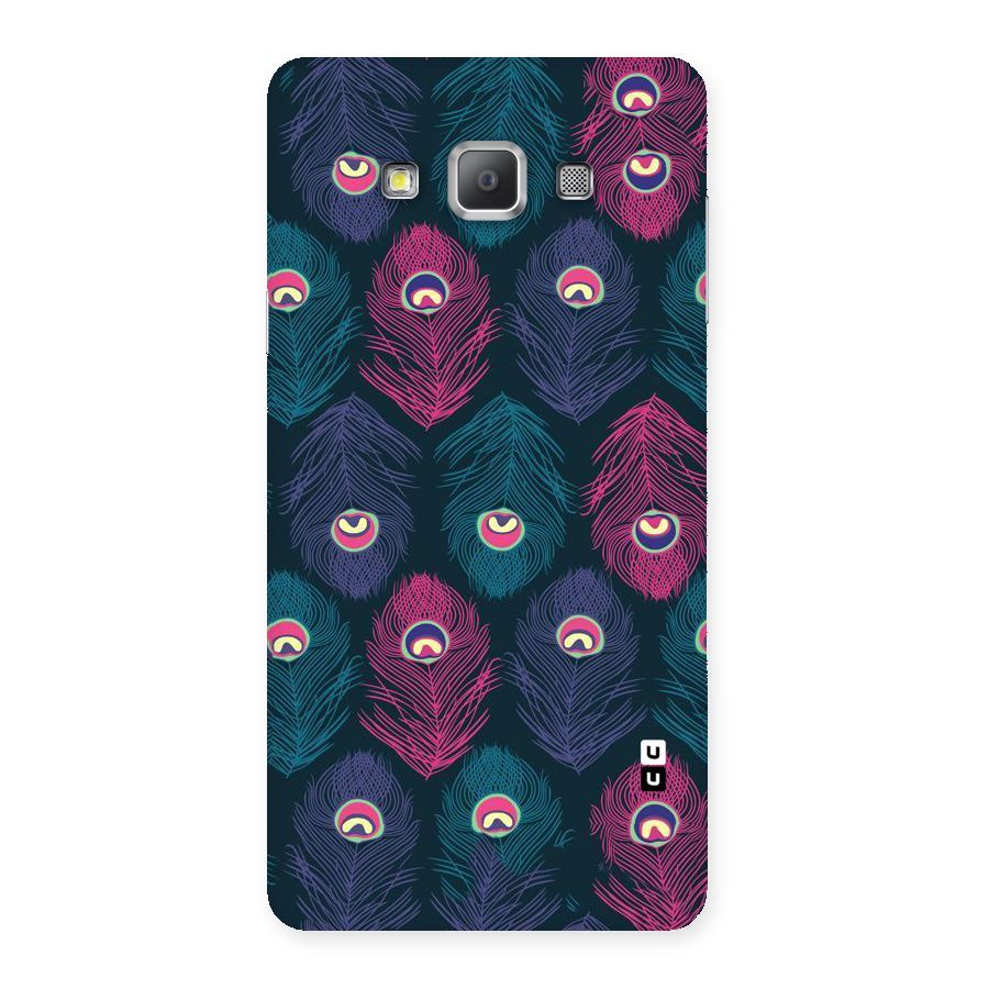 Feathers Patterns Back Case for Galaxy A7