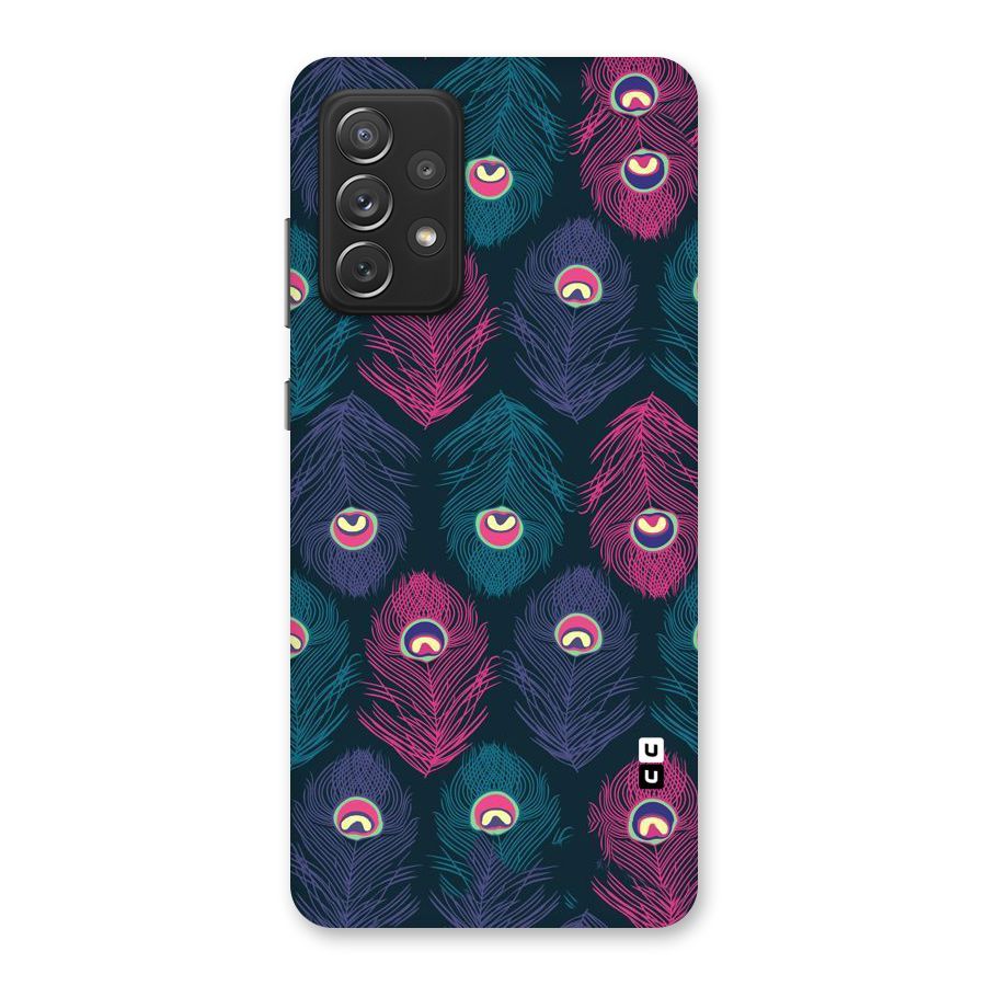 Feathers Patterns Back Case for Galaxy A72