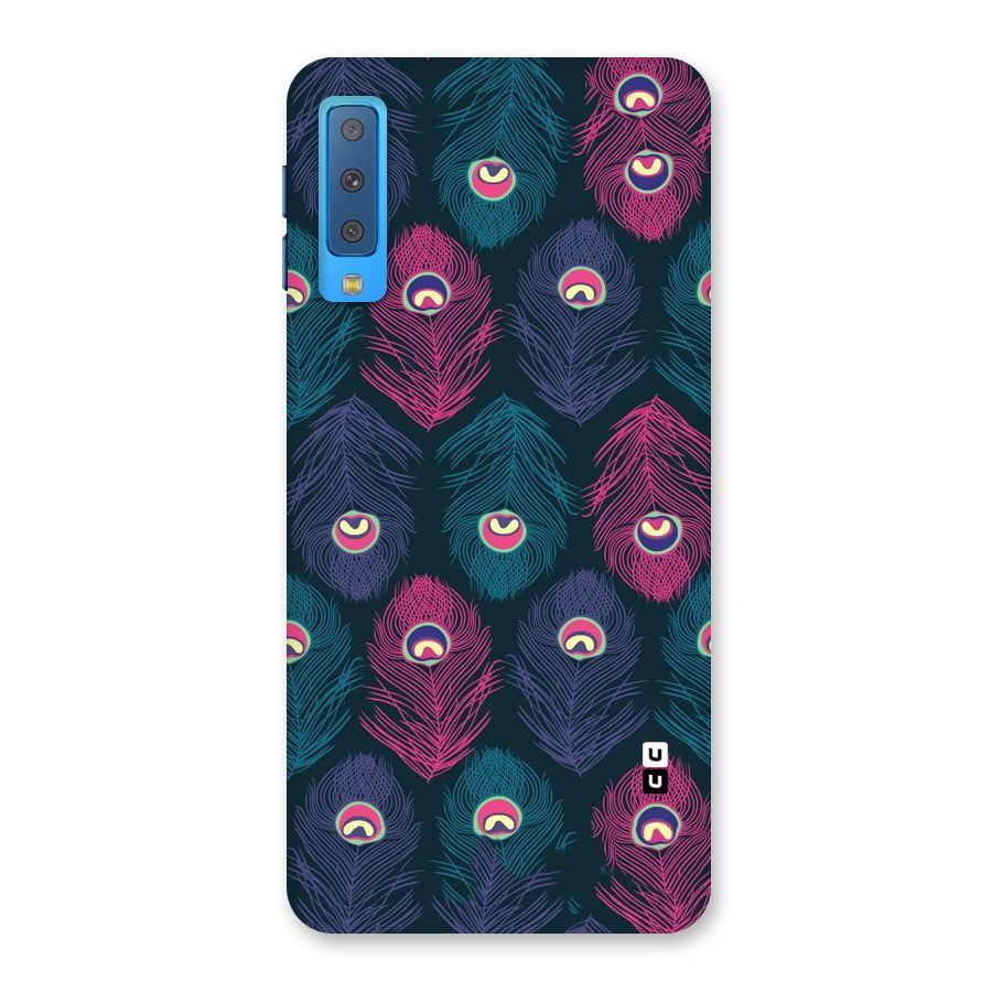 Feathers Patterns Back Case for Galaxy A7 (2018)