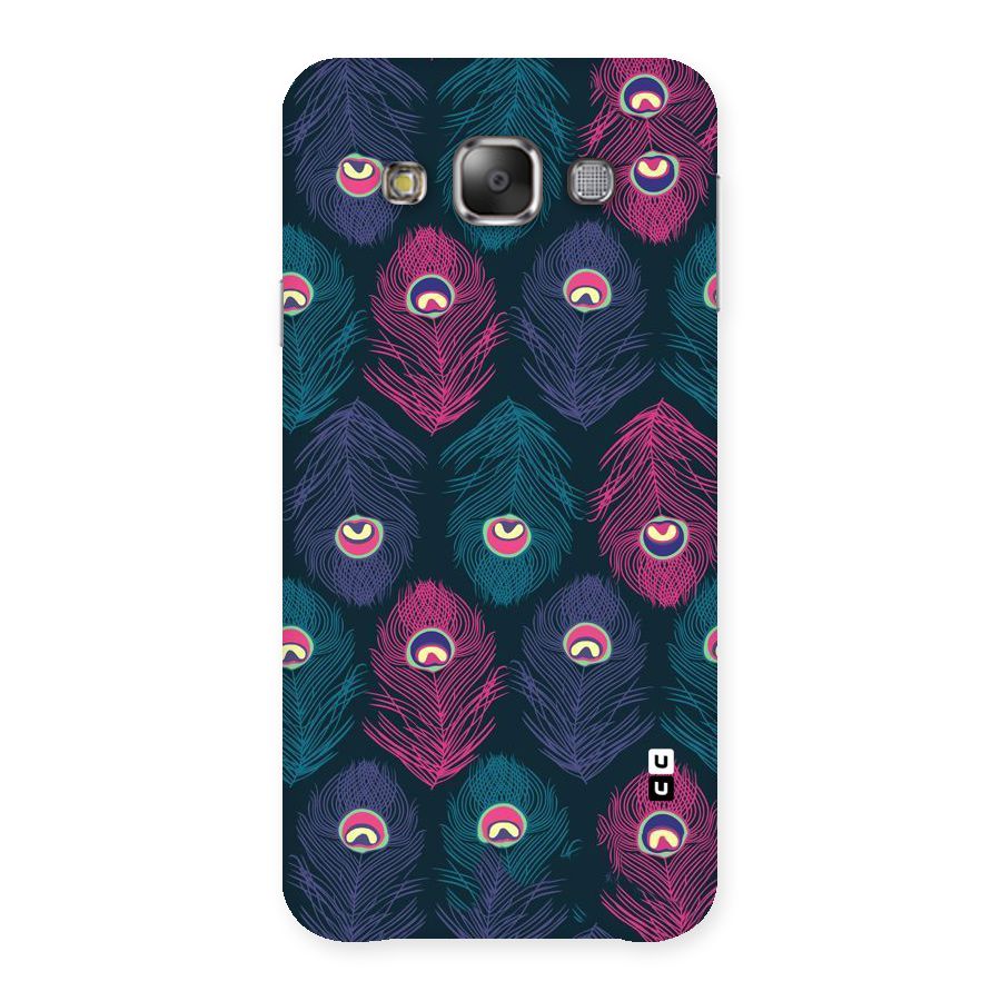 Feathers Patterns Back Case for Galaxy E7