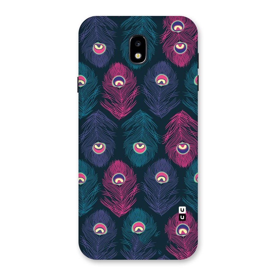 Feathers Patterns Back Case for Galaxy J7 Pro