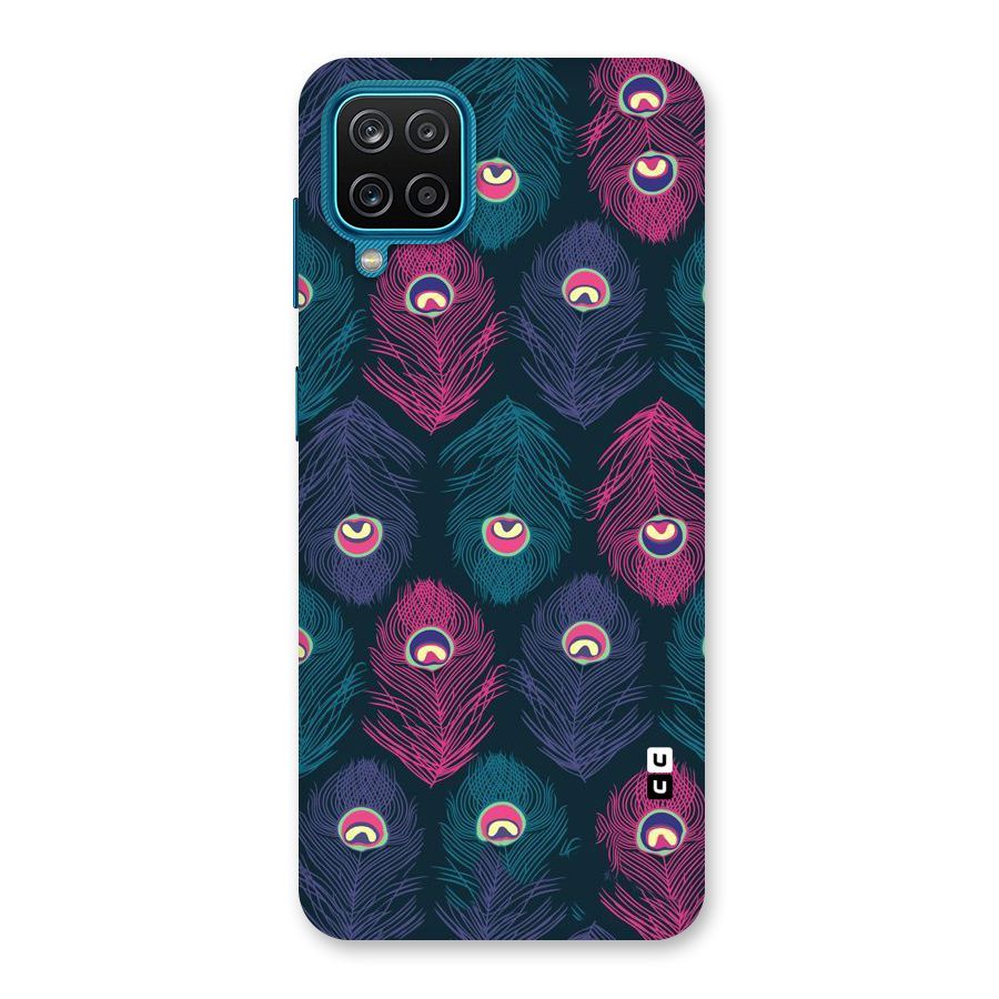 Feathers Patterns Back Case for Galaxy M12
