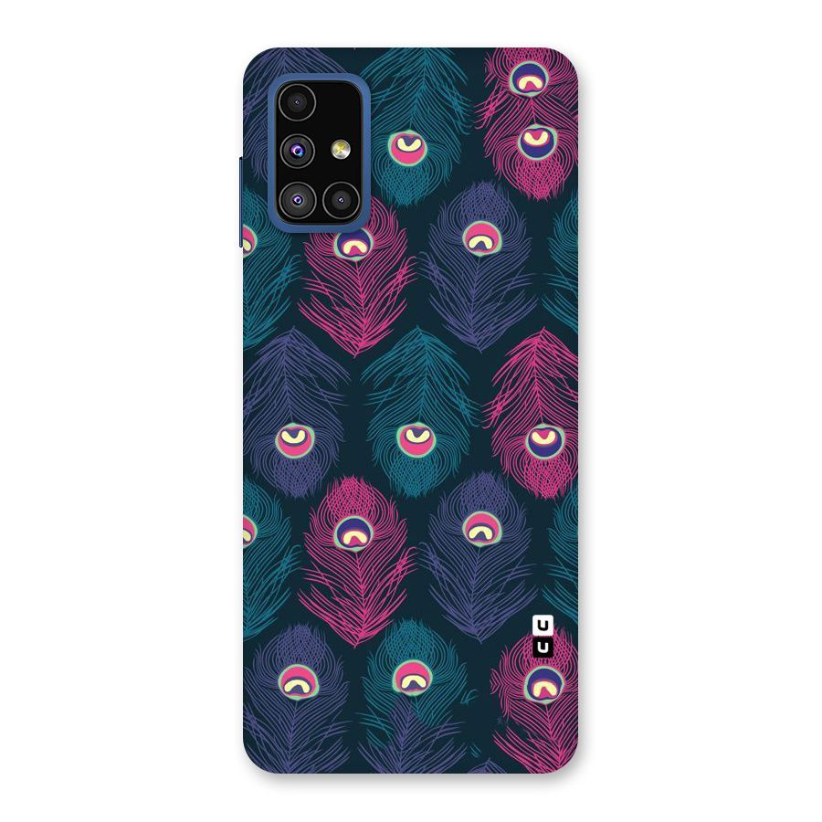 Feathers Patterns Back Case for Galaxy M51