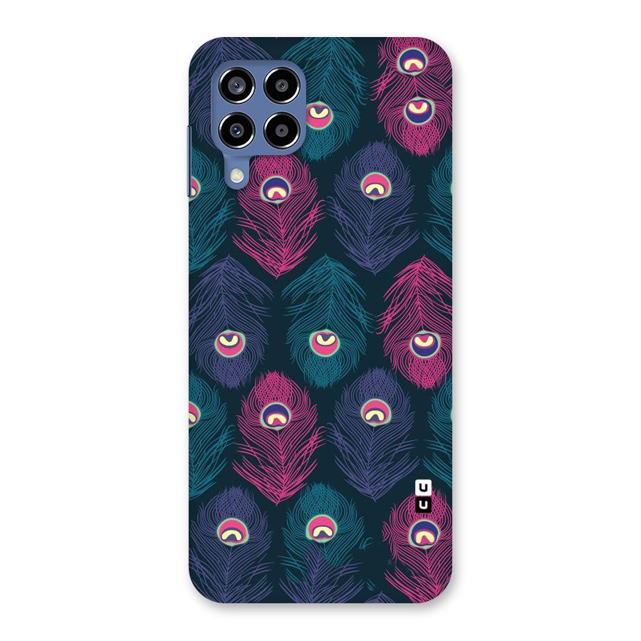 Feathers Patterns Back Case for Galaxy M53 5G