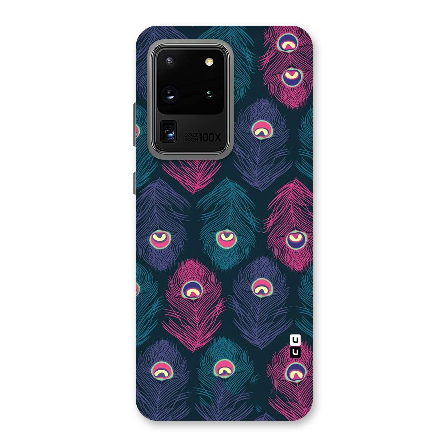 Feathers Patterns Back Case for Galaxy S20 Ultra