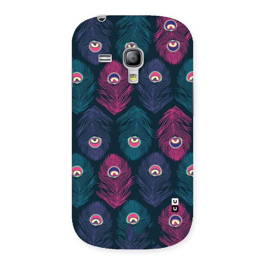 Feathers Patterns Back Case for Galaxy S3 Mini