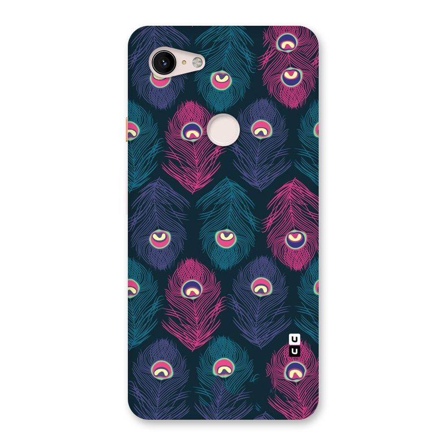 Feathers Patterns Back Case for Google Pixel 3 XL