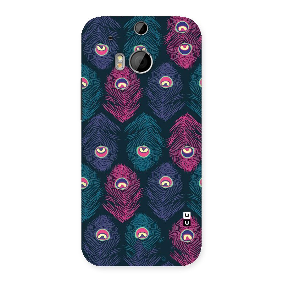 Feathers Patterns Back Case for HTC One M8
