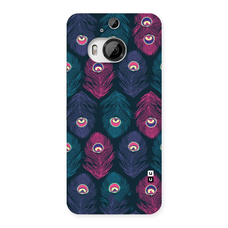 Feathers Patterns Back Case for HTC One M9 Plus