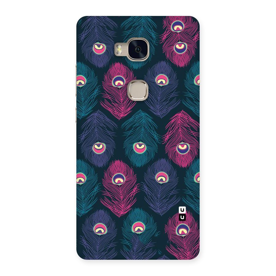 Feathers Patterns Back Case for Huawei Honor 5X