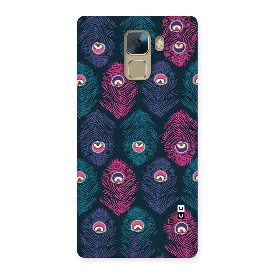 Feathers Patterns Back Case for Huawei Honor 7