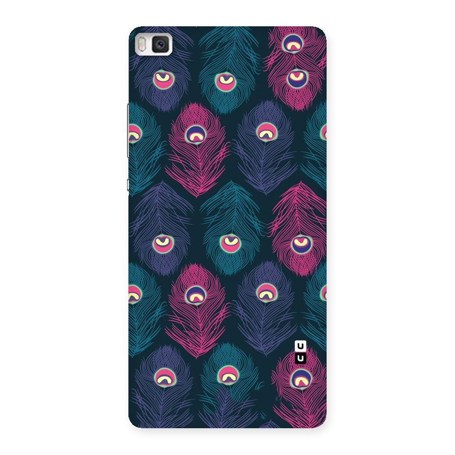 Feathers Patterns Back Case for Huawei P8