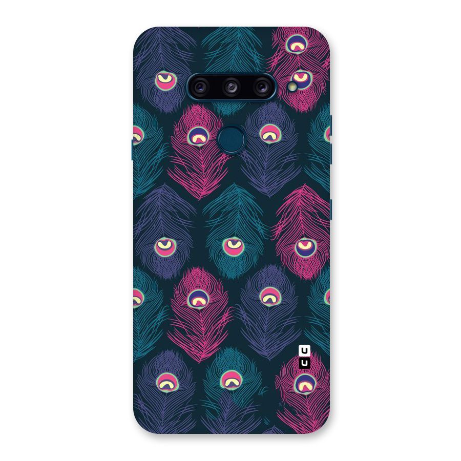 Feathers Patterns Back Case for LG  V40 ThinQ