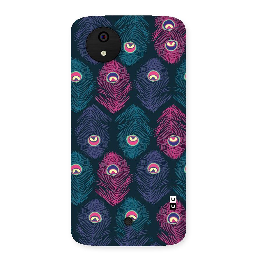Feathers Patterns Back Case for Micromax Canvas A1