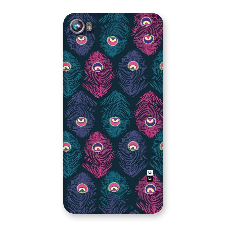 Feathers Patterns Back Case for Micromax Canvas Fire 4 A107