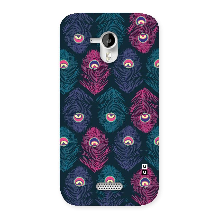 Feathers Patterns Back Case for Micromax Canvas HD A116