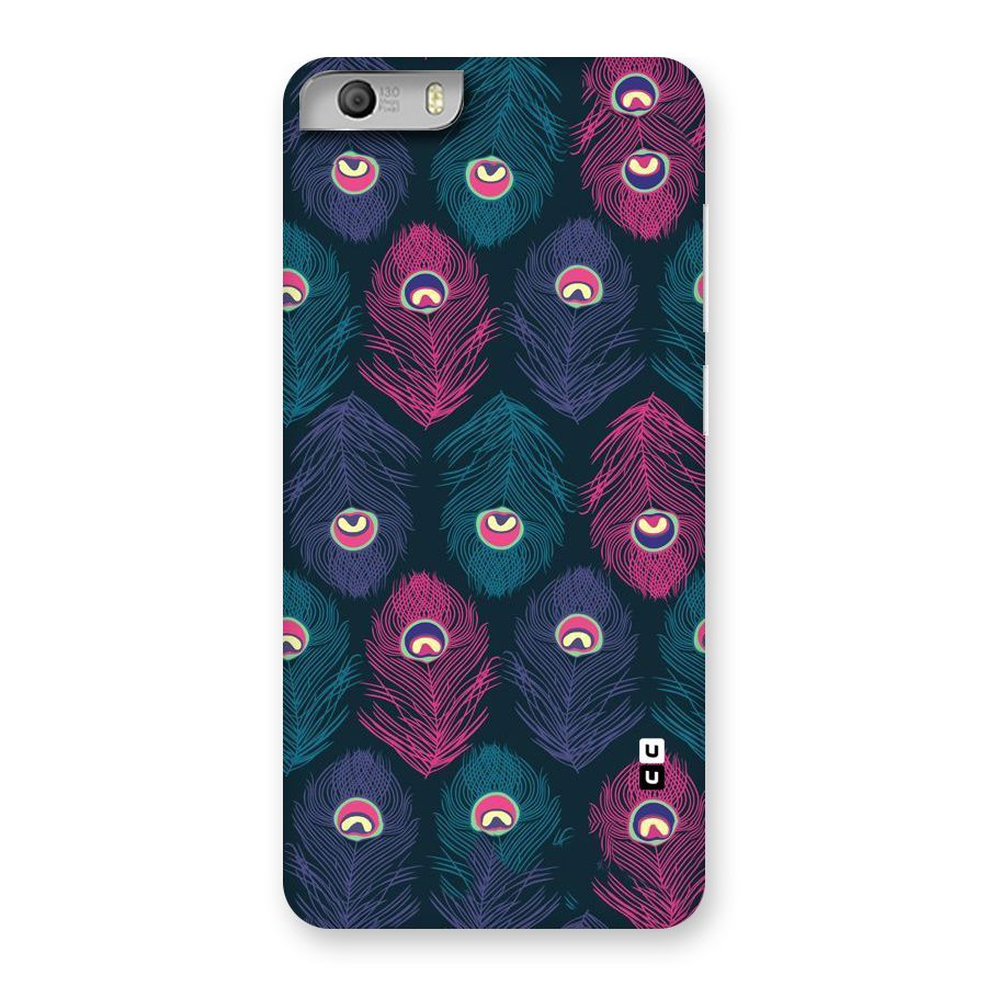 Feathers Patterns Back Case for Micromax Canvas Knight 2